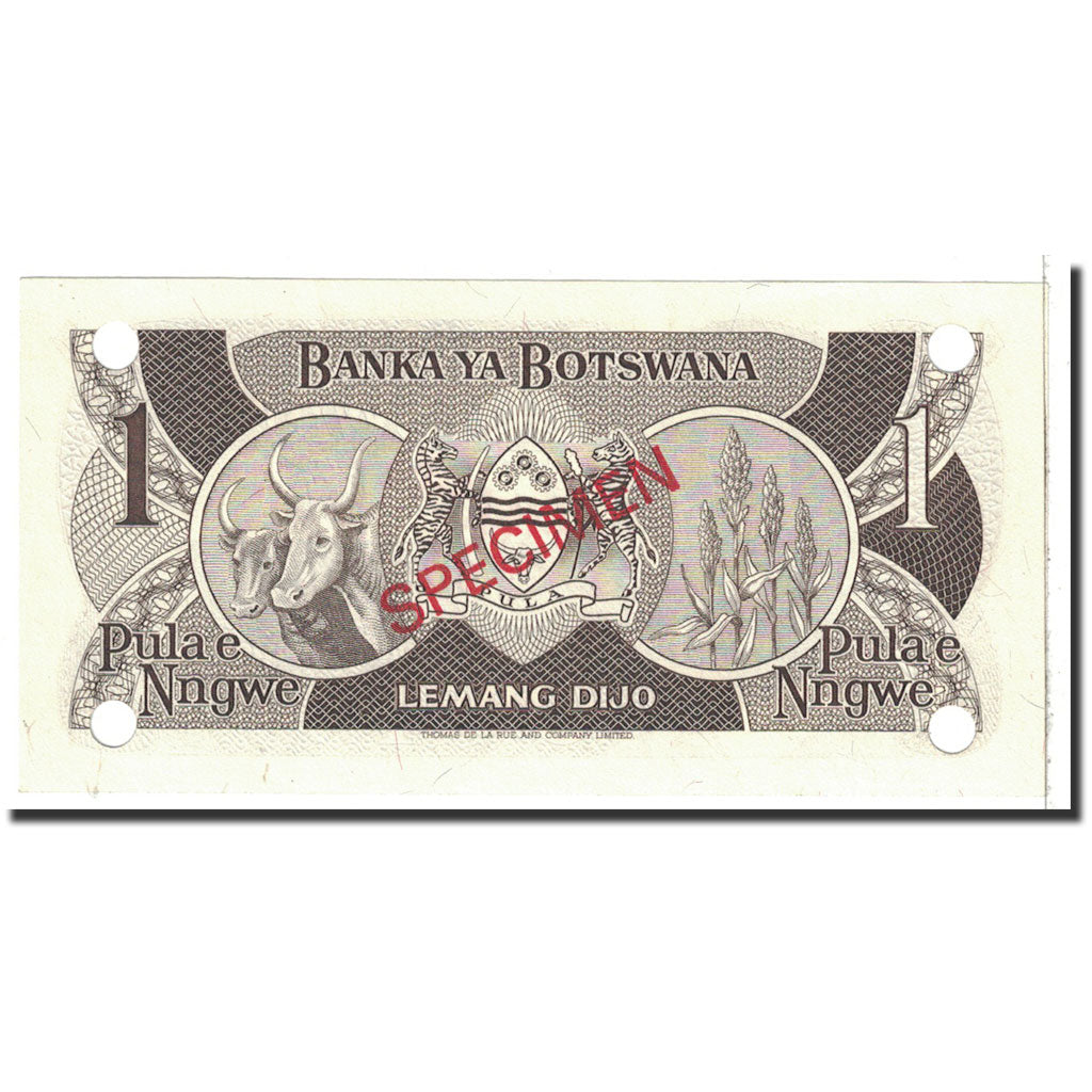 Geldschein, Botswana, 1 Pula, 1983, Undated, KM:6s, UNZ