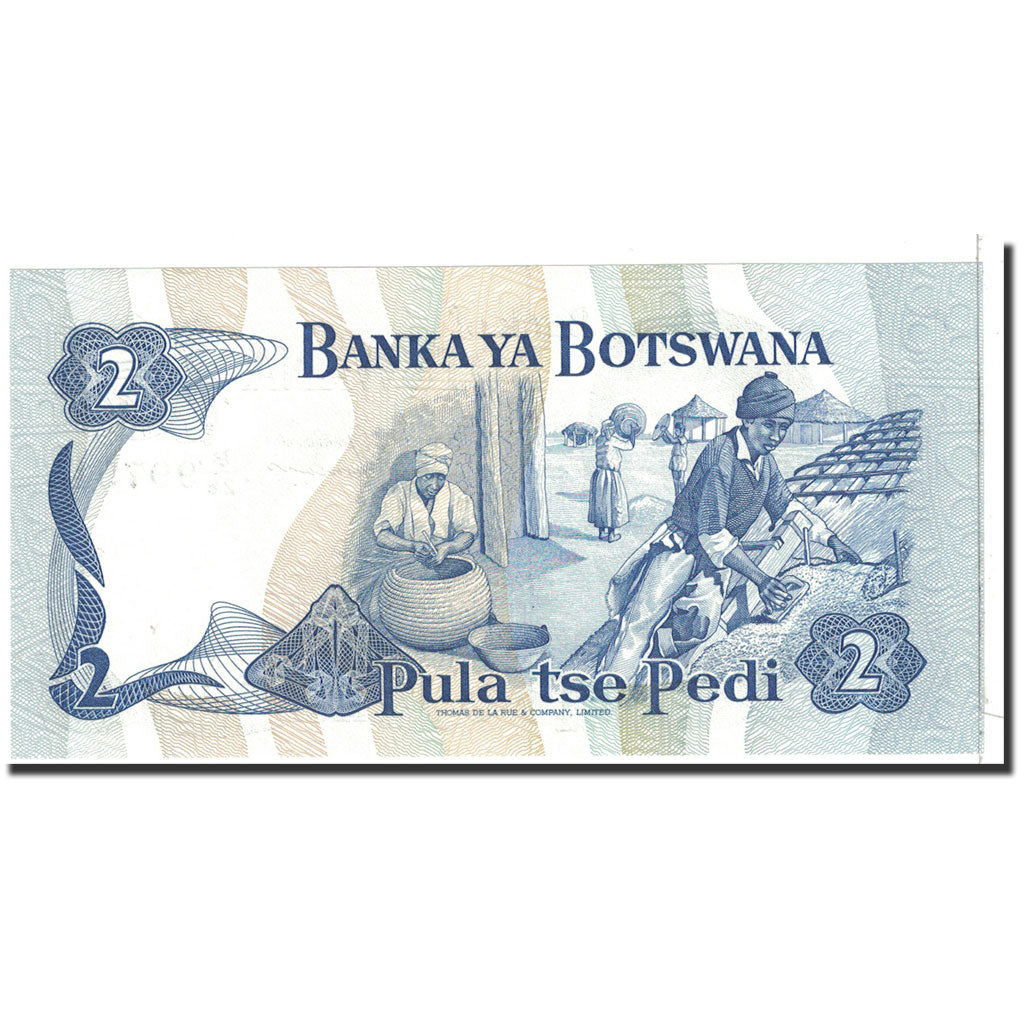 Banknote, Botswana, 2 Pula, 1982, Undated, KM:7d, UNC(65-70)