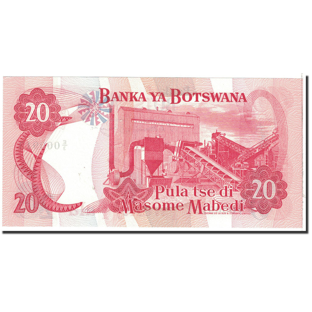 Banknote, Botswana, 20 Pula, 1982, Undated, KM:10a, UNC(65-70)