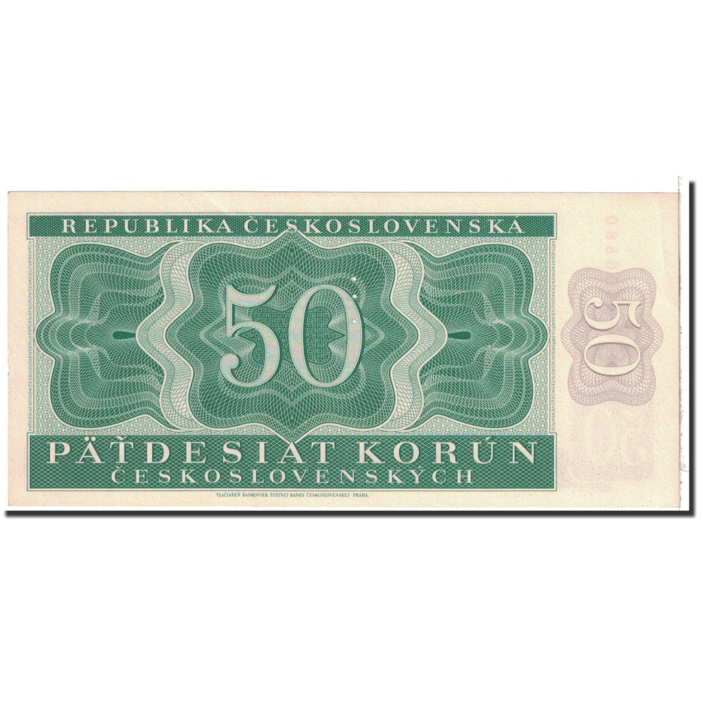 Banknote, Czechoslovakia, 50 Korun, 1950, 1950-08-29, KM:71b, UNC(64)