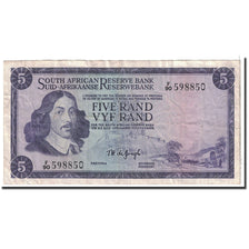 Billete, 5 Rand, 1966, Sudáfrica, KM:112c, 1975, MBC