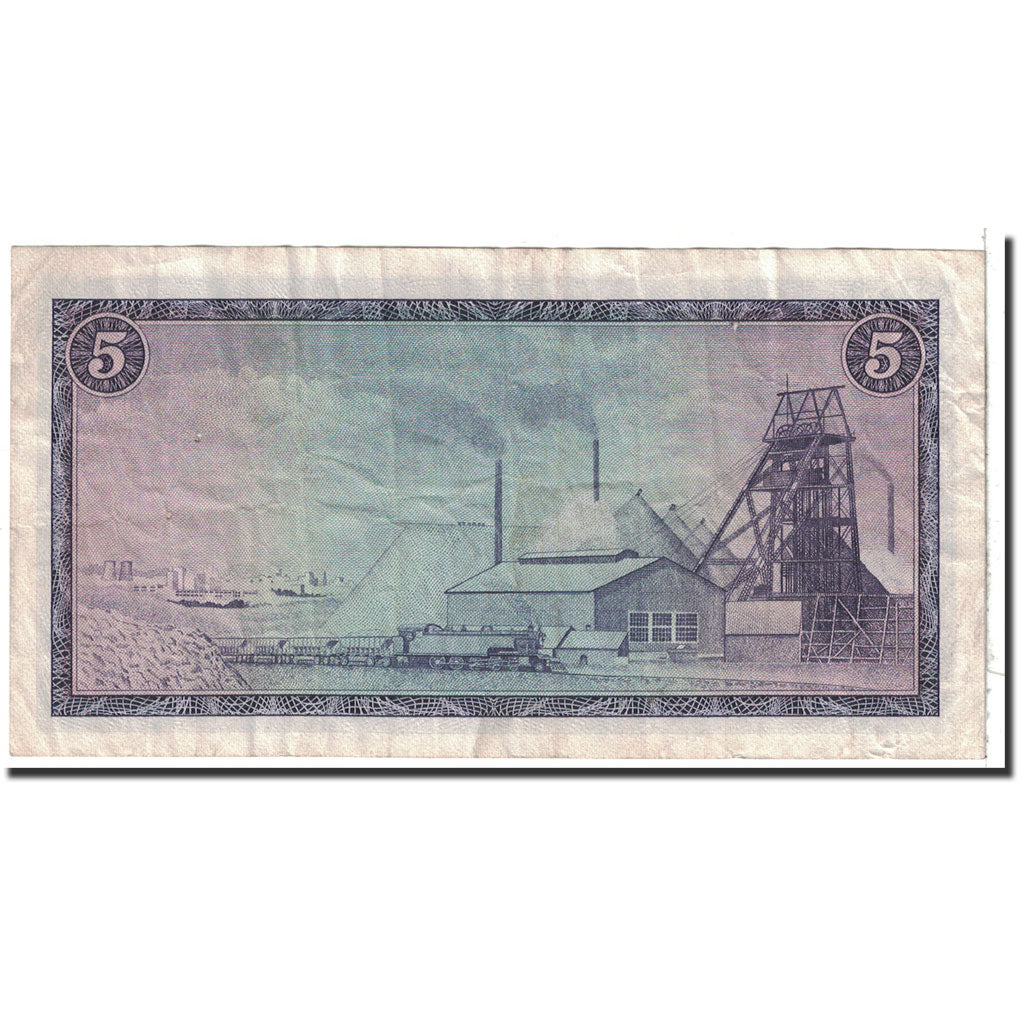 Banknote, South Africa, 5 Rand, 1966, 1975, KM:112c, EF(40-45)