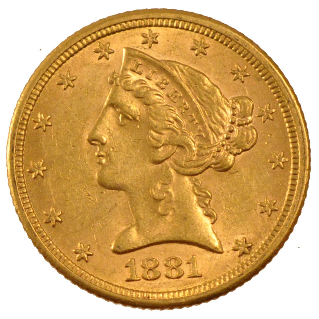 États-Unis, 5 Dollars Liberty