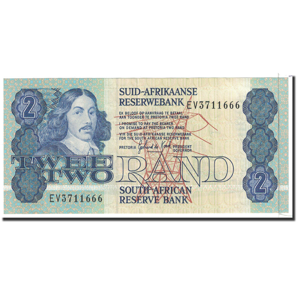 Banknote, South Africa, 2 Rand, 1962, Undated, KM:105b, UNC(63)