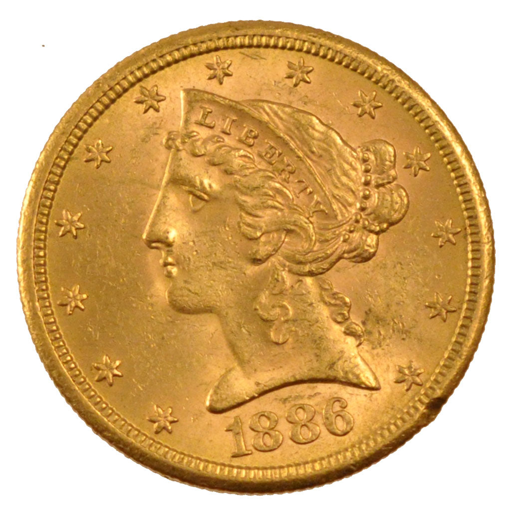 États-Unis, 5 Dollars Liberty