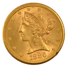 États-Unis, 5 Dollars Liberty