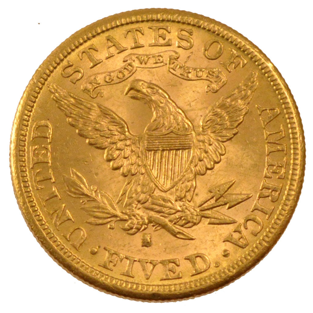 États-Unis, 5 Dollars Liberty