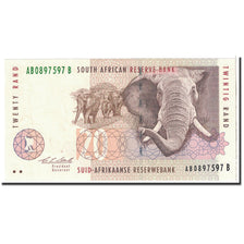 Banknote, South Africa, 20 Rand, 1993, Undated, KM:124a, UNC(65-70)