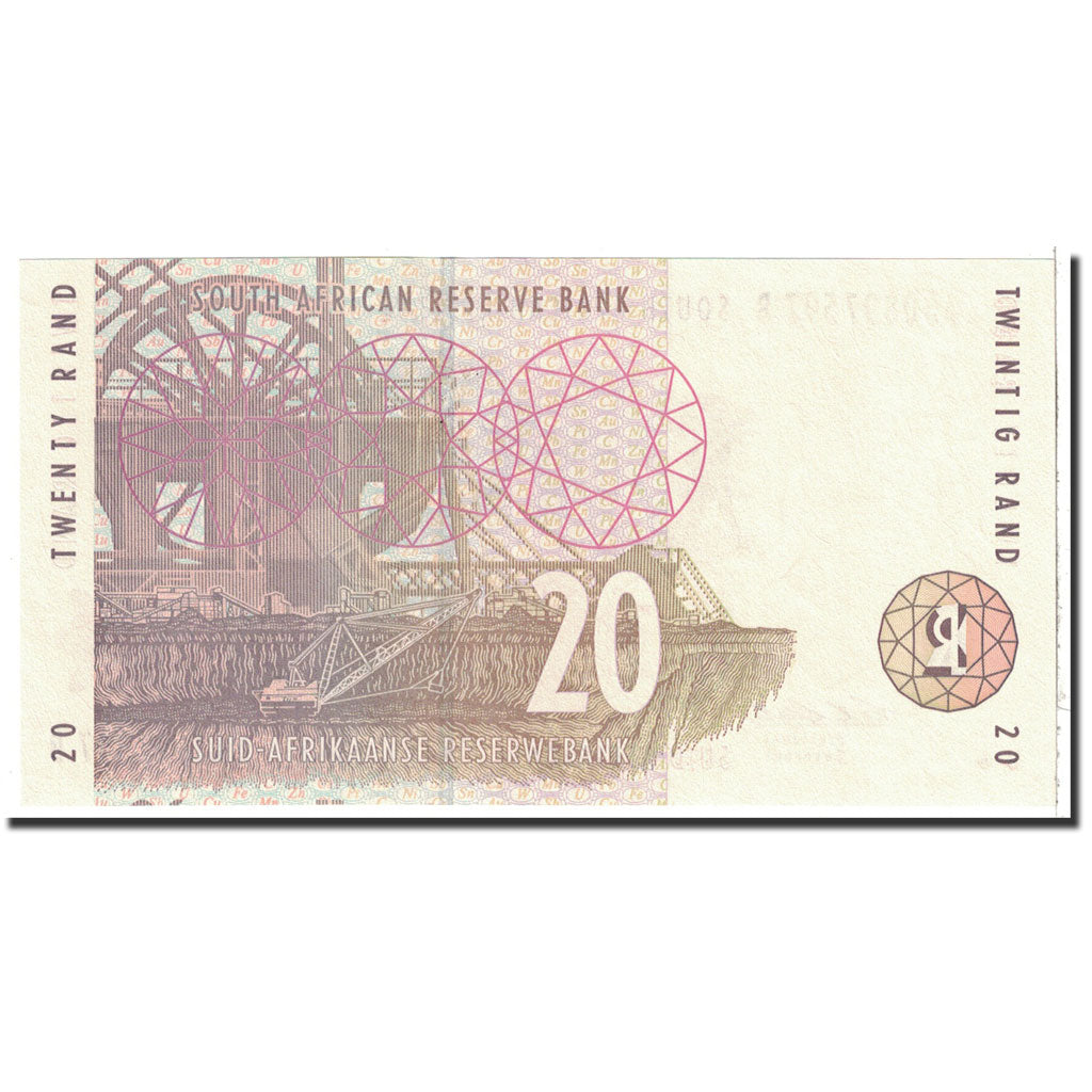 Banknote, South Africa, 20 Rand, 1993, Undated, KM:124a, UNC(65-70)