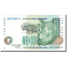 Banknote, South Africa, 10 Rand, 1993, Undated, KM:123a, UNC(65-70)