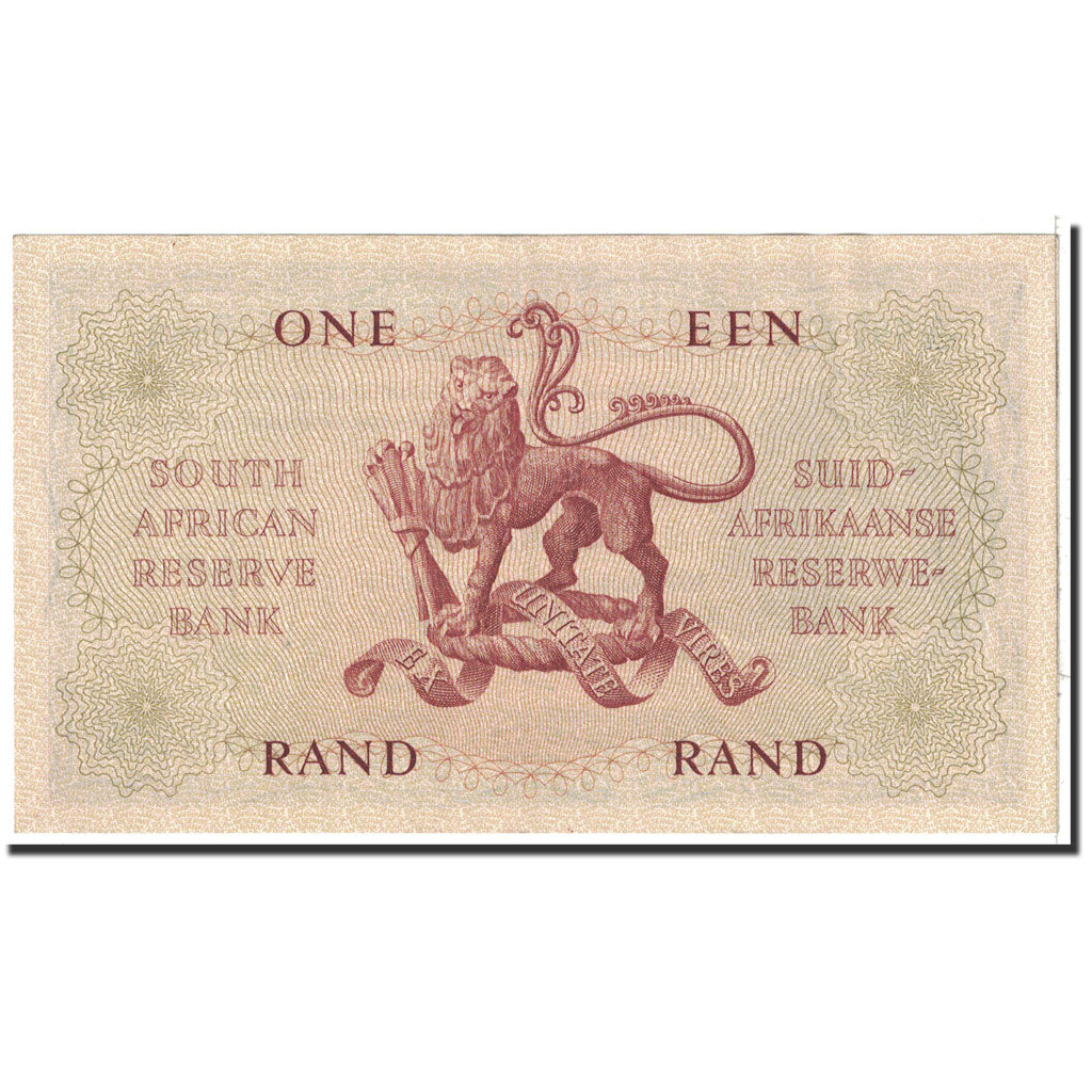 Banknote, South Africa, 1 Rand, 1961, Undated, KM:103b, UNC(65-70)