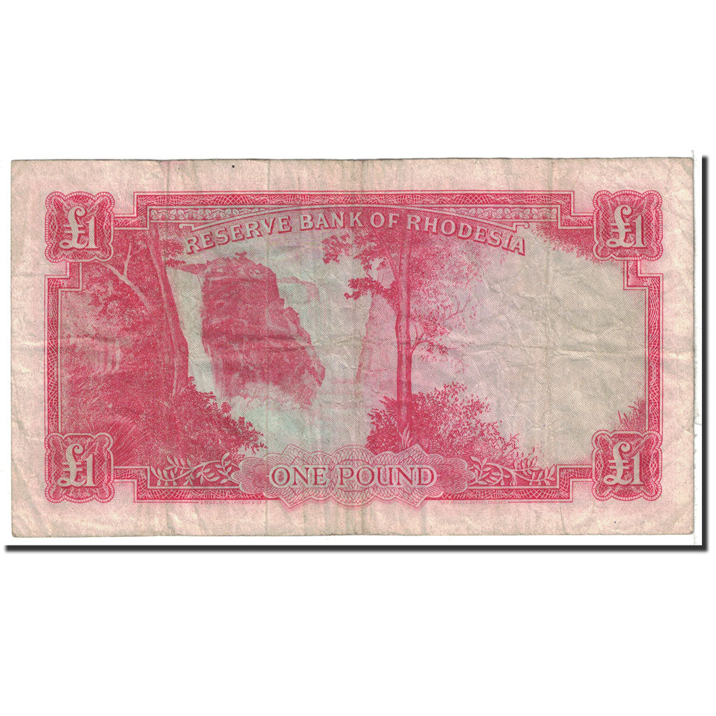 Banknote, Rhodesia, 1 Pound, 1964, 1964-11-09, KM:25a, VF(20-25)