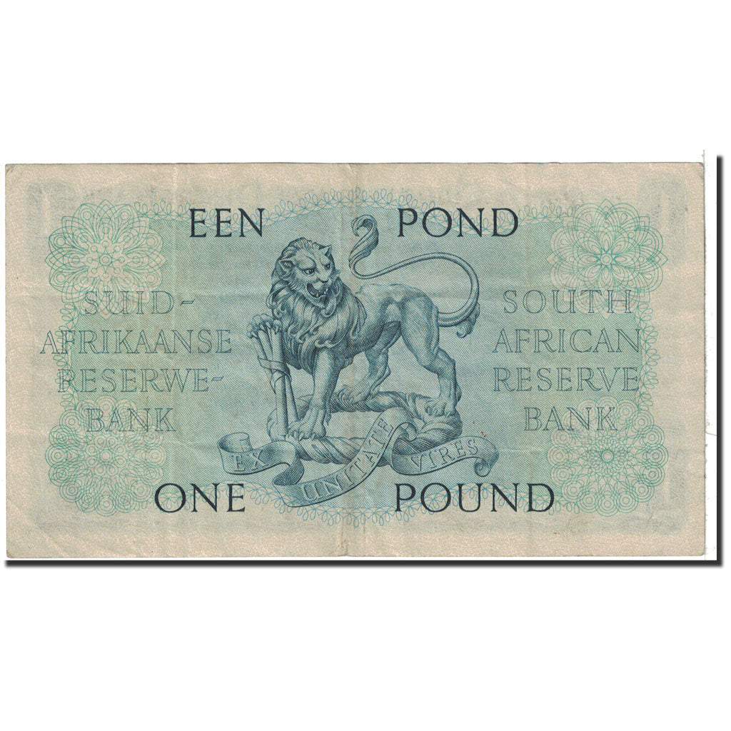 South Africa, 1 Pound, 1951, KM:93d, 1951-11-16, EF(40-45)