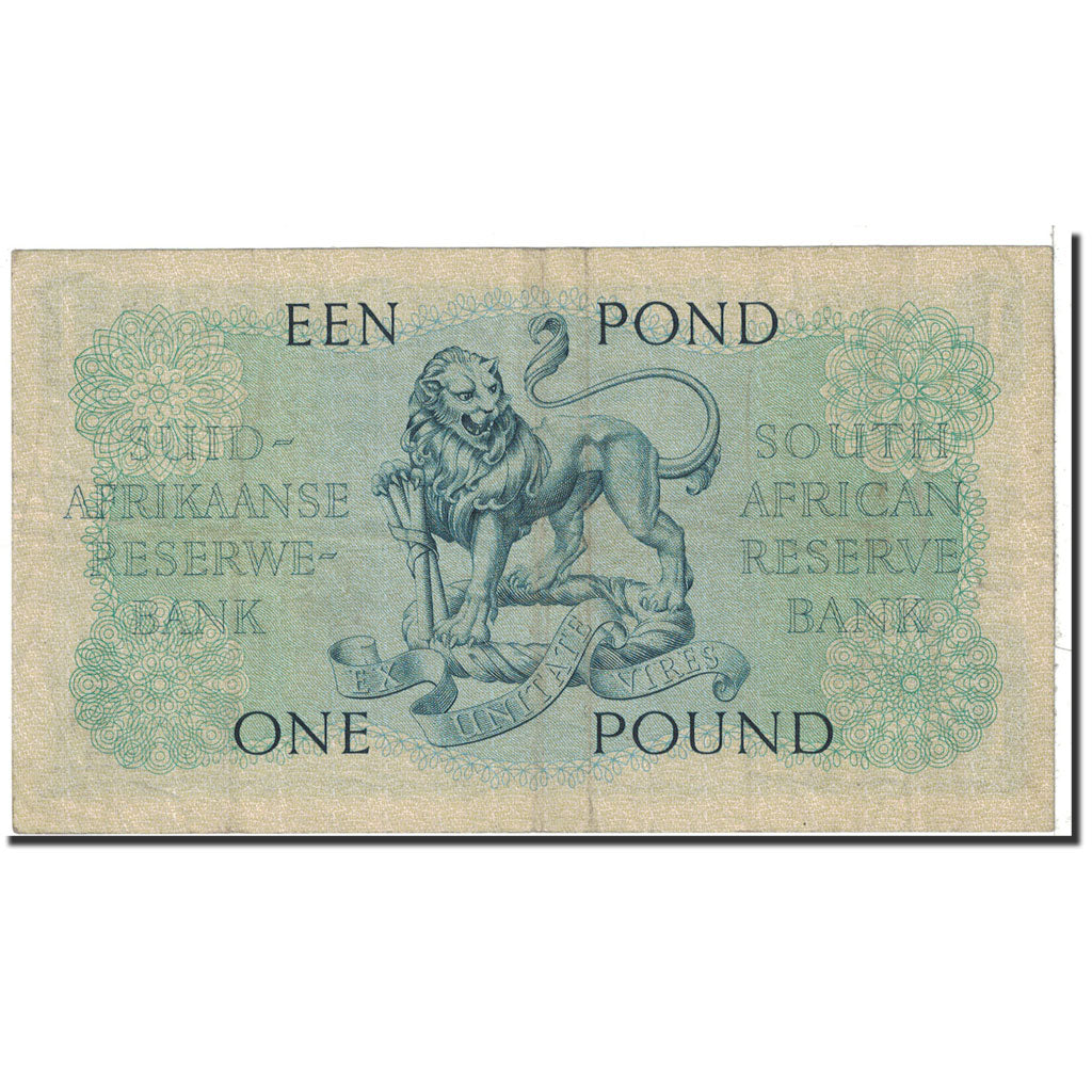 South Africa, 1 Pound, 1955, KM:92d, EF(40-45)