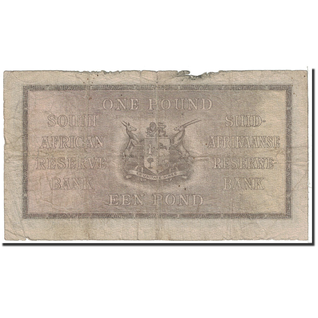 Geldschein, Südafrika, 1 Pound, 1944, 1944-04-12, KM:84e, SGE+