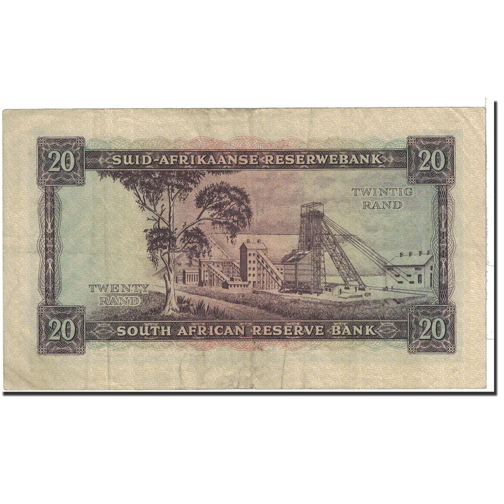 South Africa, 20 Rand, 1961, KM:108a, EF(40-45)