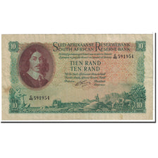 Biljet, Zuid Afrika, 10 Rand, 1962, Undated, KM:107b, TB+