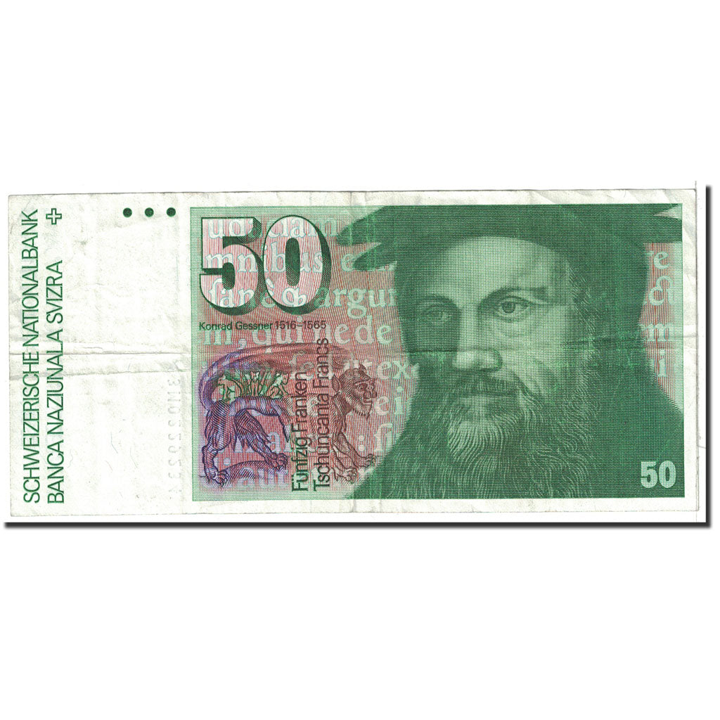 Switzerland, 50 Franken, 1983, KM:56e, EF(40-45)