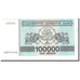 Banconote, Georgia, 100,000 (Laris), 1994, KM:48Ab, Undated, SPL+