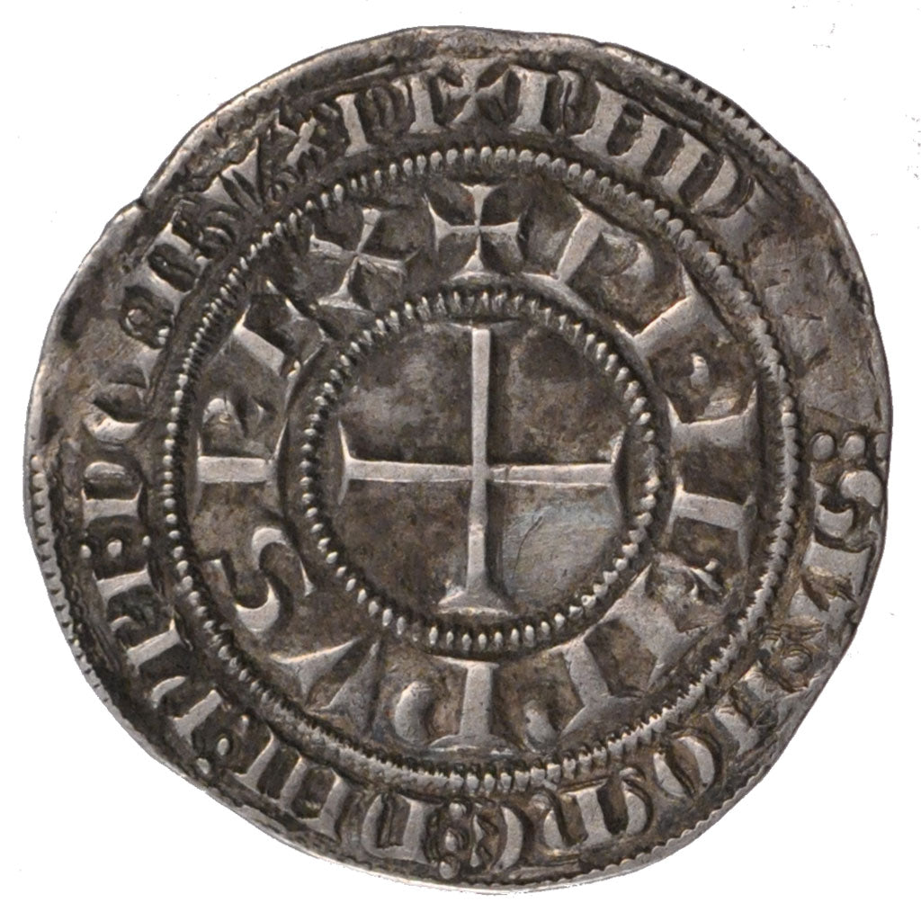 Francia, Gros Tournois, 1290, BB+, Argento, Duplessy:214