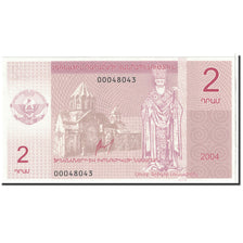 Armenia, 2 Dram, 2004, KM:New, UNC(65-70)