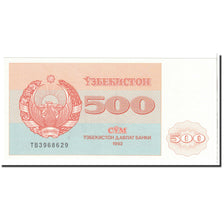 Billete, 500 Sum, 1992, Uzbekistán, KM:69b, Undated, UNC