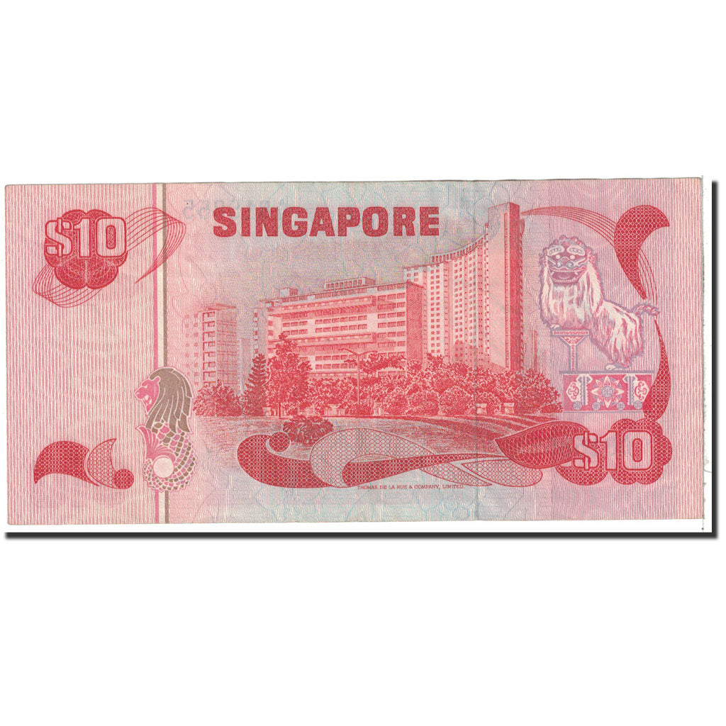 Banknote, Singapore, 10 Dollars, 1979, Undated, KM:11a, AU(55-58)