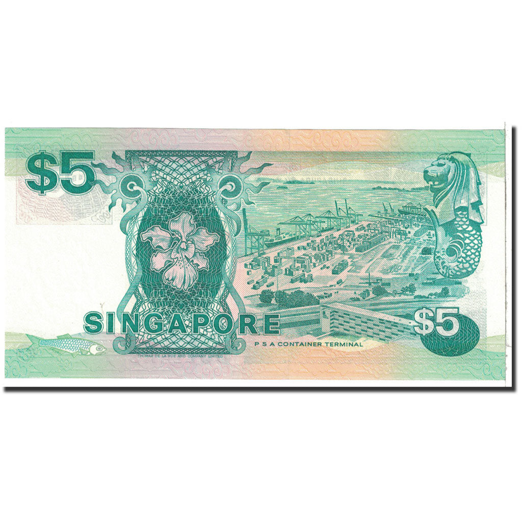 Banknote, Singapore, 5 Dollars, 1997, Undated, KM:35, UNC(65-70)