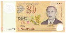 Billet, Singapour, 20 Dollars, 2007, Undated, KM:53, NEUF