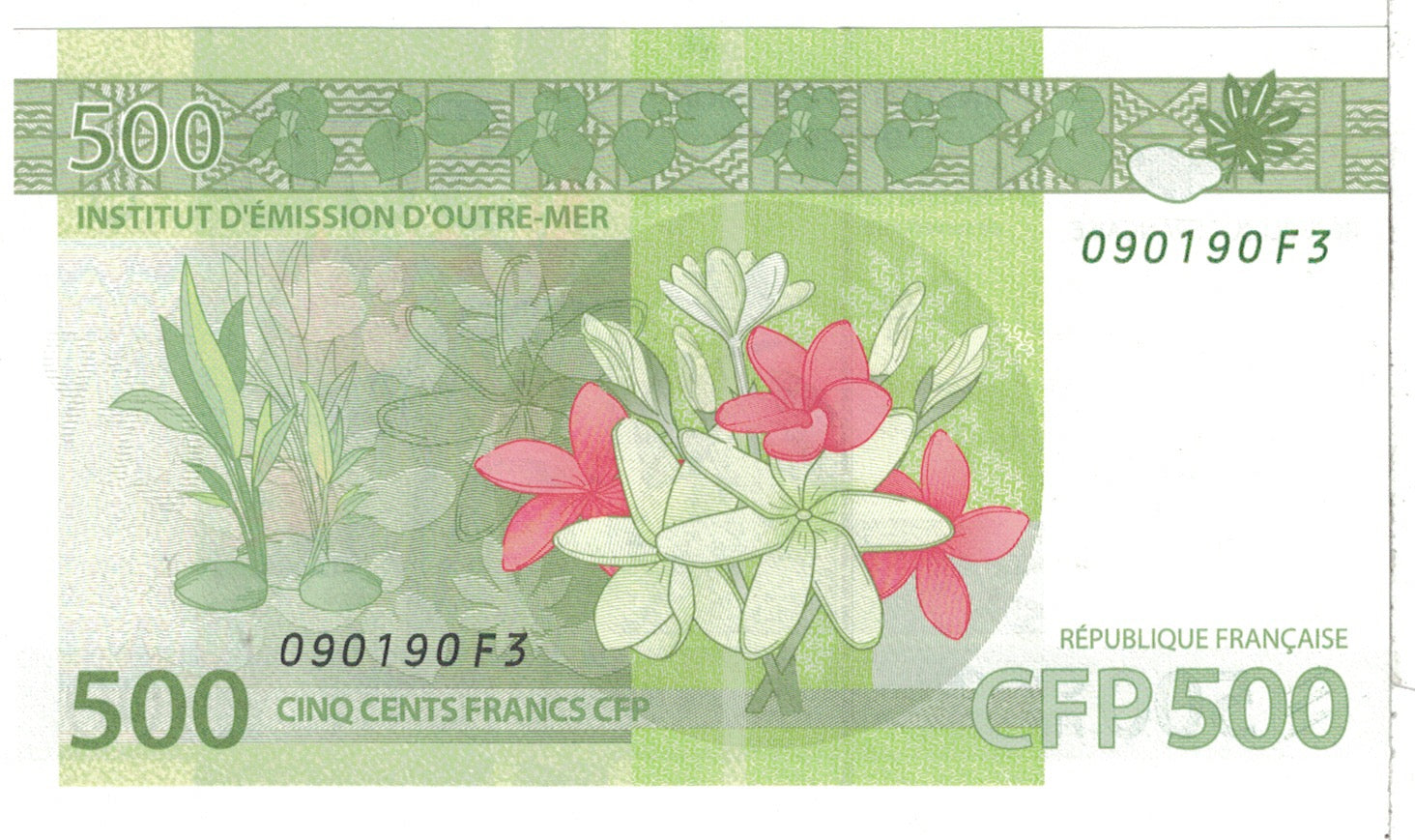 Banknote, French Pacific Territories, 500 Francs, 2014, Undated, KM:5