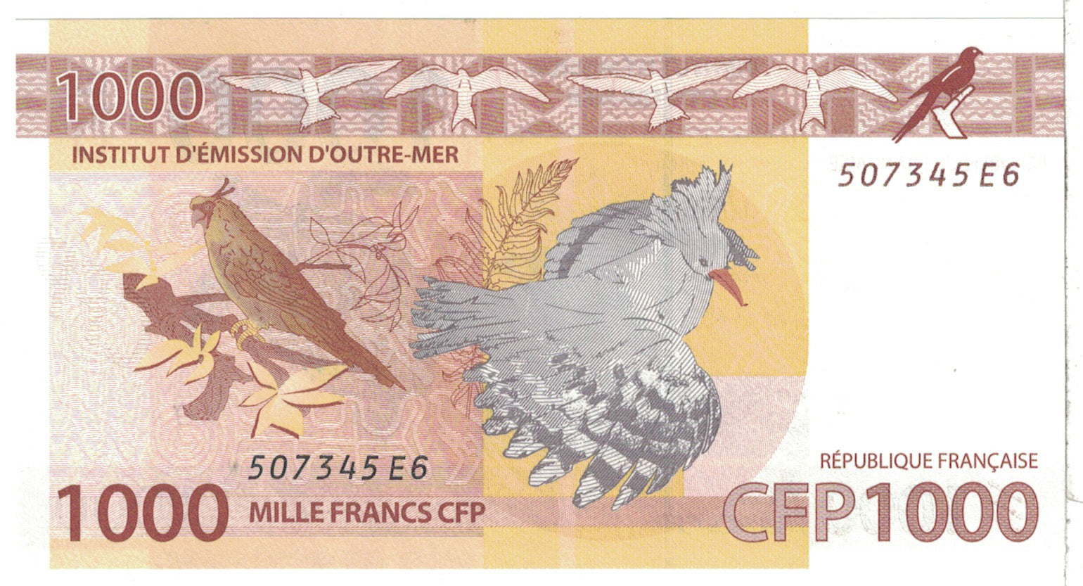 Banknote, French Pacific Territories, 1000 Francs, 2014, Undated, KM:6