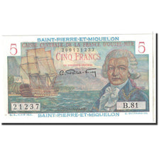 Saint Pierre e Miquelon, 5 Francs, 1950, KM:22, FDS