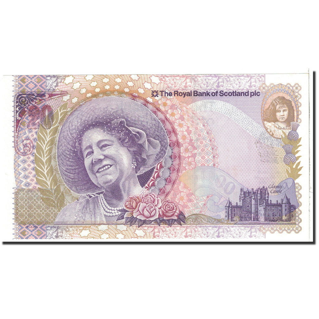 Scotland, 20 Pounds, 2000, KM:361, 2000-08-04, UNC(63)