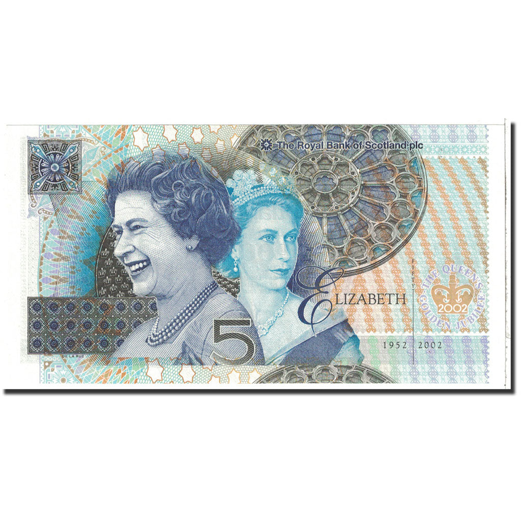 Scotland, 5 Pounds, 2002, KM:362, 2002-02-06, UNC(65-70)