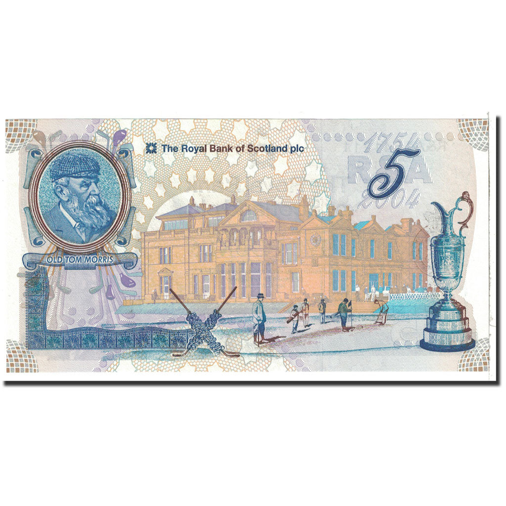 Scotland, 5 Pounds, 2004, KM:363, 2004-05-14, UNC(65-70)