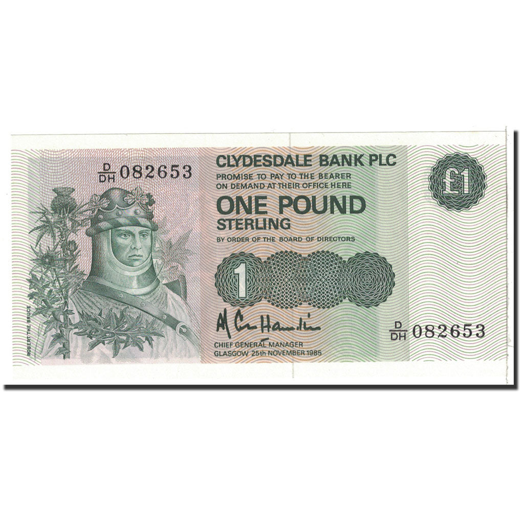 Banknote, Scotland, 1 Pound, 1985, 1985-11-25, KM:211c, UNC(65-70)