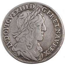 Coin, France, Louis XIII, 1/4 Écu 1er poinçon de Warin, buste drapé, 1/4 Ecu