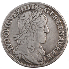 Coin, France, Louis XIII, 1/4 Écu 1er poinçon de Warin, buste drapé, 1/4 Ecu