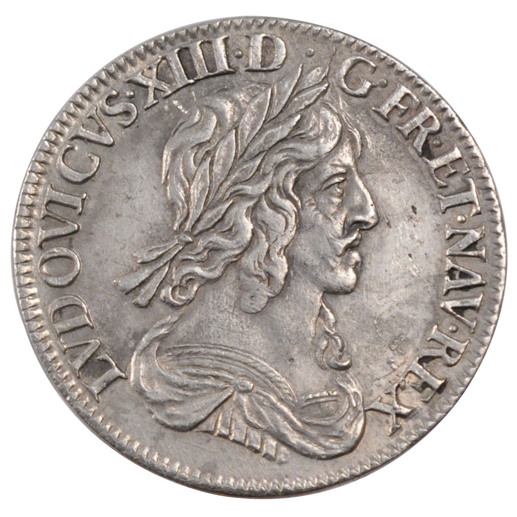 Francia, 1/4 Ecu, 1642, Paris, SPL-, Argento, Gadoury:48