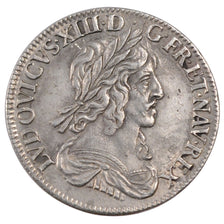Francia, 1/4 Ecu, 1642, Paris, SPL-, Argento, Gadoury:48