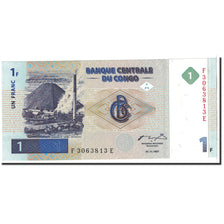 Banknote, Congo Democratic Republic, 1 Franc, 1997, 1997-11-01, KM:85a