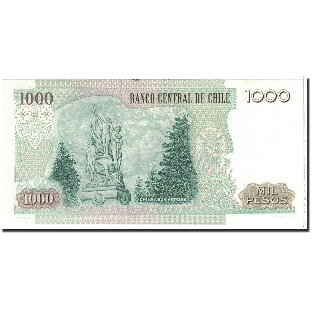 Banknote, Chile, 1000 Pesos, 1994, Undated, KM:154e, UNC(65-70)