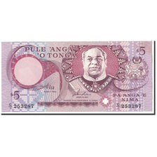 Banconote, Tonga, 5 Pa'anga, 1995, KM:33a, Undated (1995), SPL+