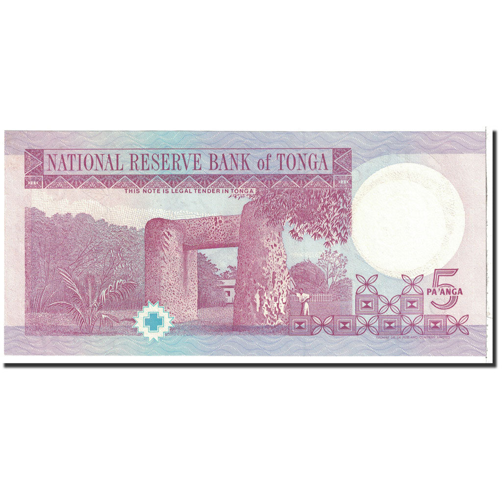 Banknote, Tonga, 5 Pa'anga, 1995, Undated (1995), KM:33a, UNC(64)