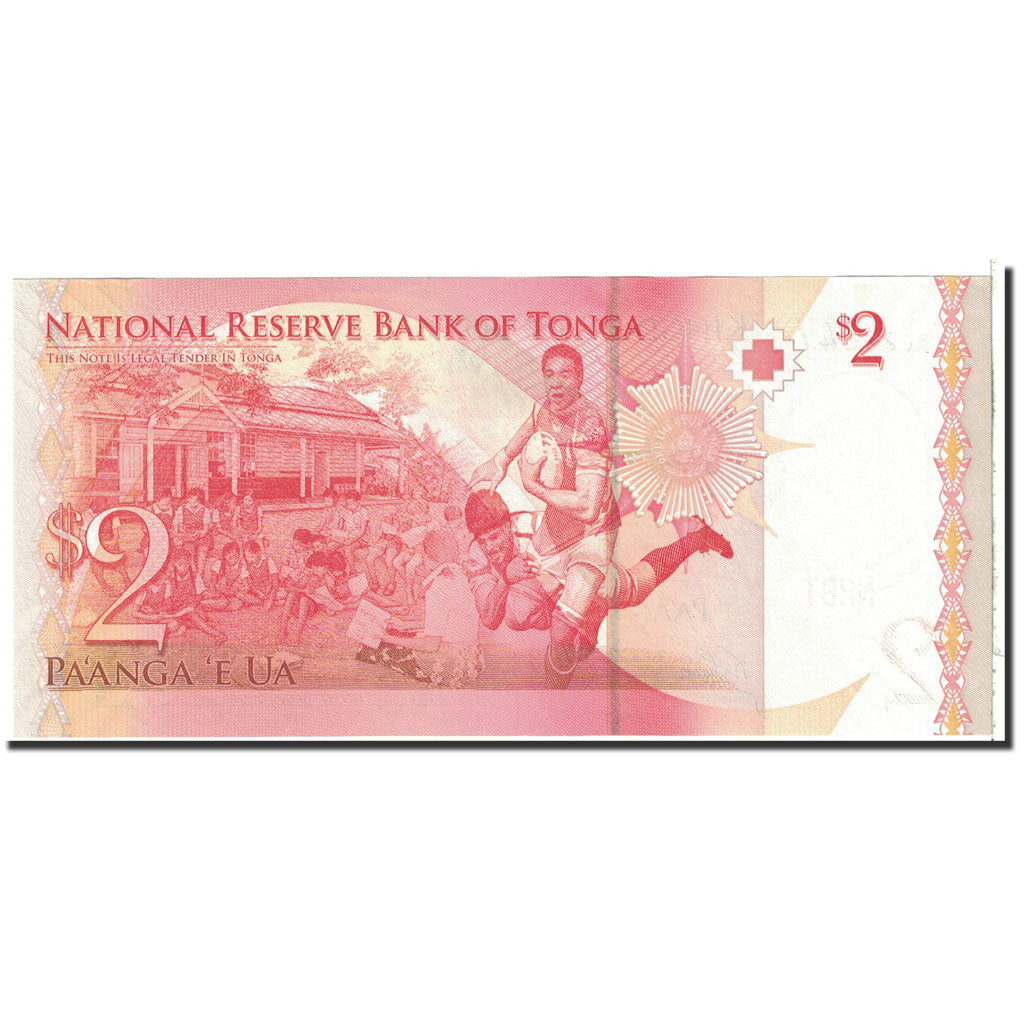 Banknote, Tonga, 2 Pa'anga, 2008, Undated, KM:38, UNC(65-70)