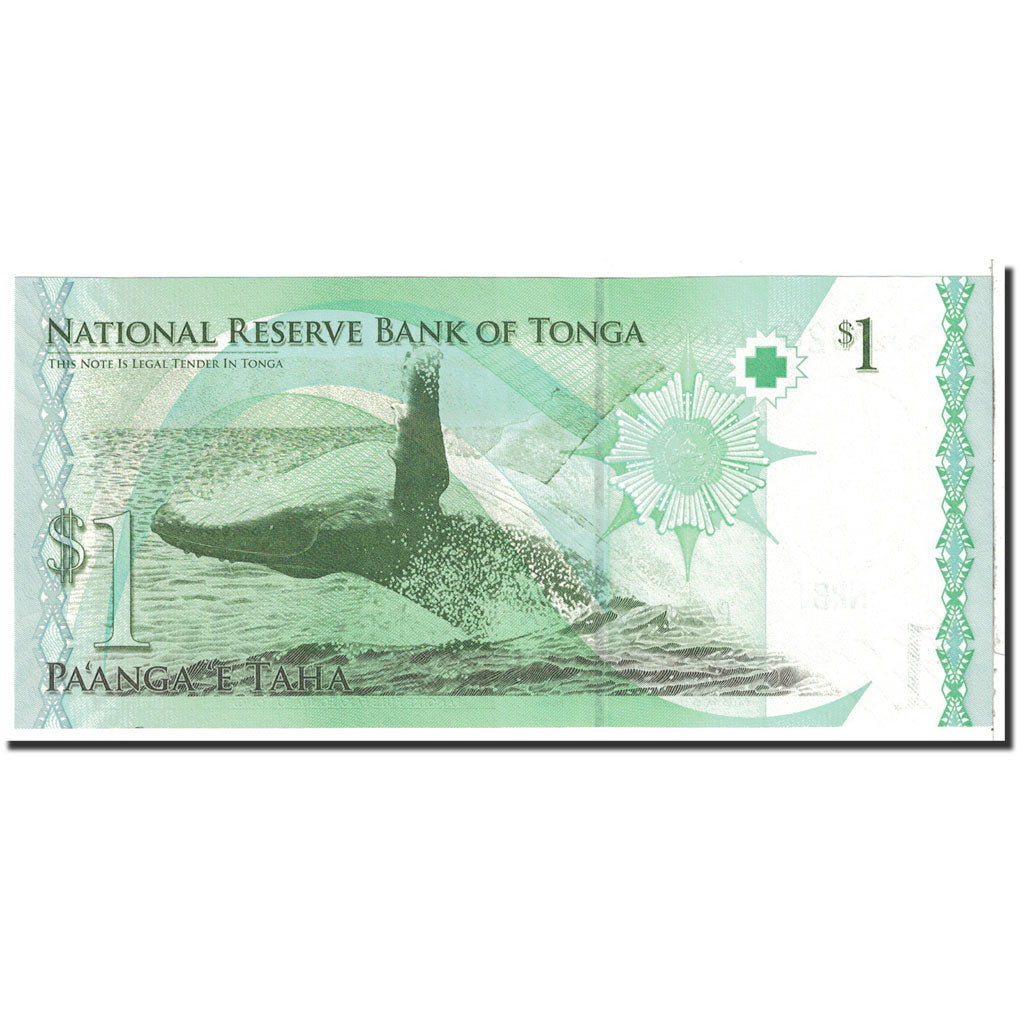 Banknote, Tonga, 1 Pa'anga, 2008, Undated, KM:37, UNC(65-70)