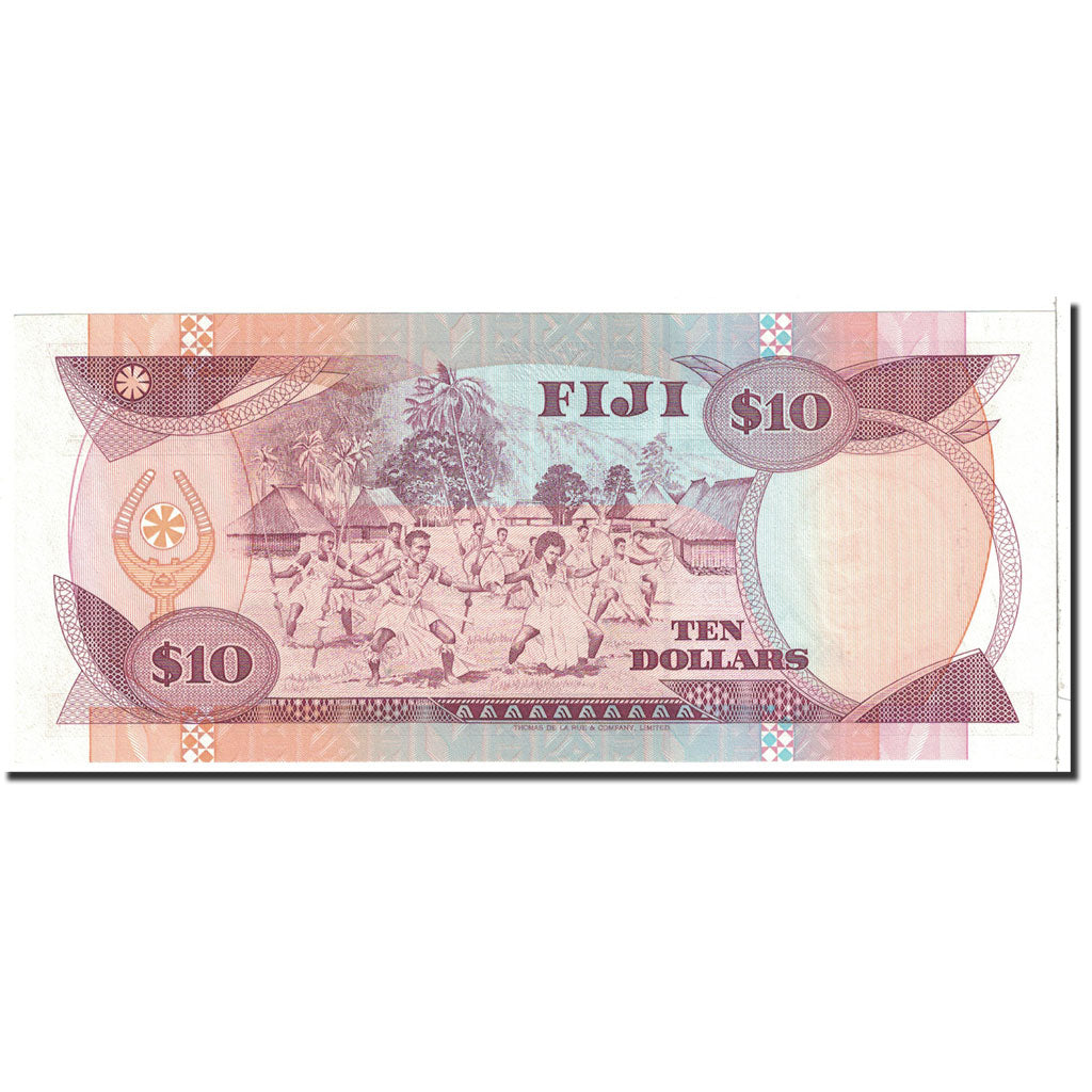 Fiji, 10 Dollars, 1992, KM:94a, UNC(65-70)