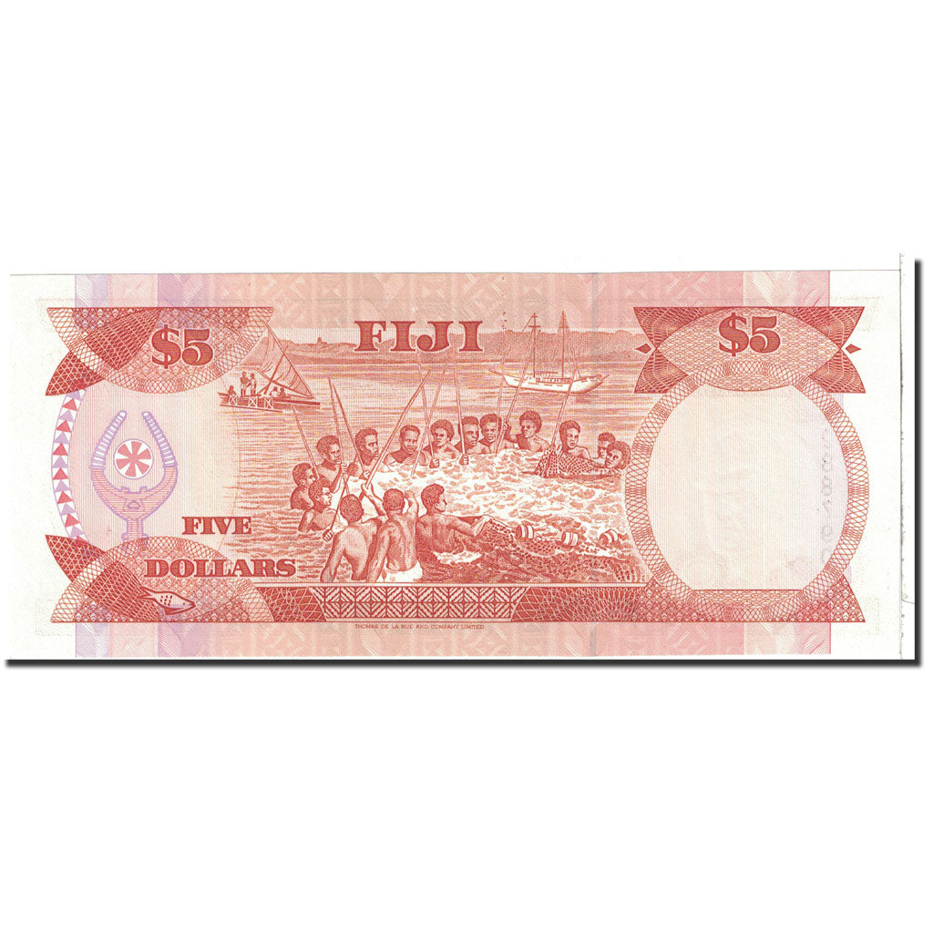 Fiji, 5 Dollars, 1992, KM:93a, UNC(65-70)