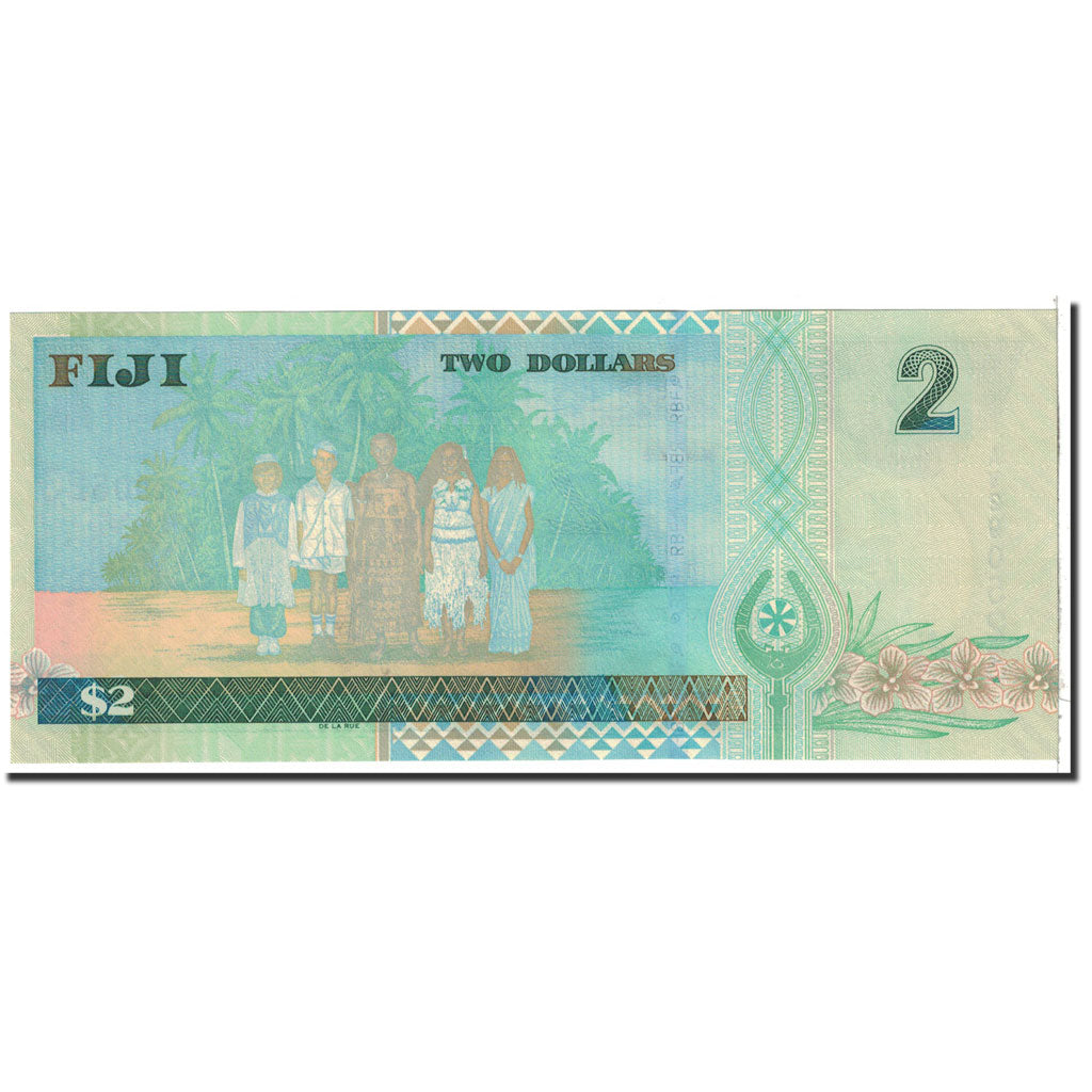 Banconote, Figi, 2 Dollars, 2002, KM:104a, Undated, FDS