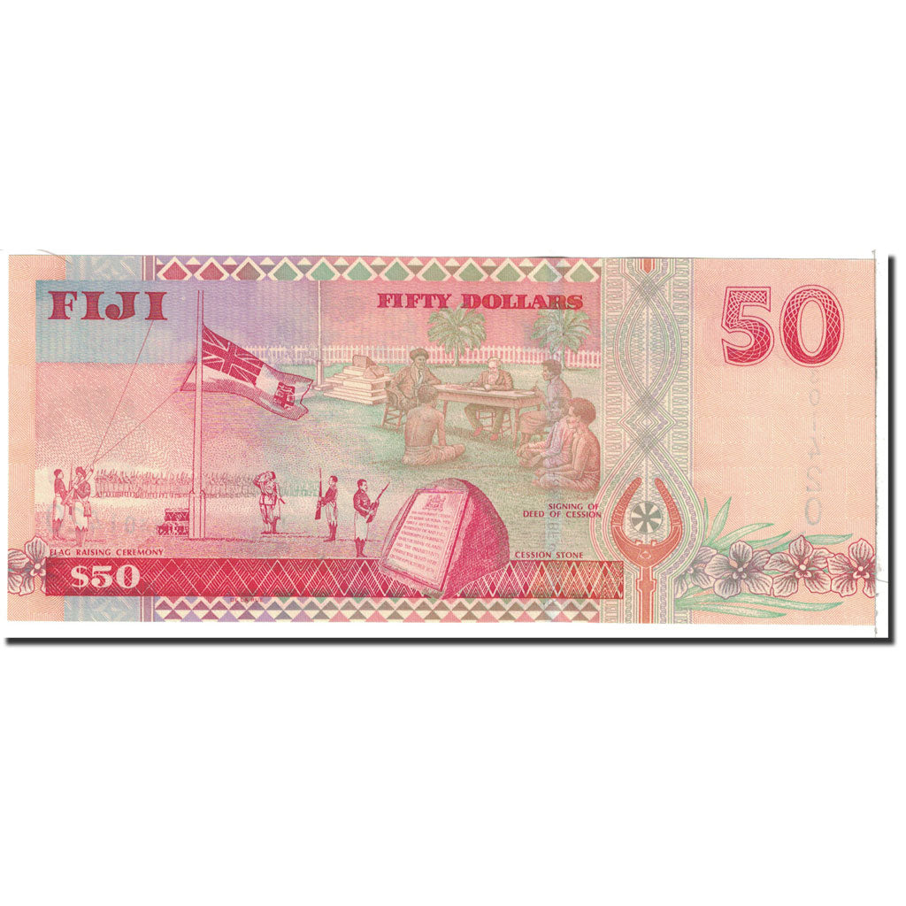 Banknote, Fiji, 50 Dollars, 2002, Undated, KM:108a, UNC(65-70)